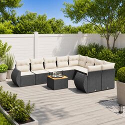 Comfortable and Practical 10 Piece Garden Sofa Set