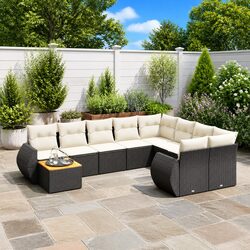 Comfort Meets Value in This 10-Piece Garden Sofa Set