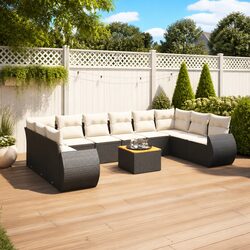 Warm and Practical 11 Piece Outdoor Sofa Set