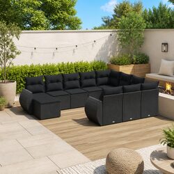 Comfortable and Durable 11-Piece Garden Sofa Set