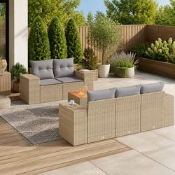 Comfortable and Practical 6-Piece Outdoor Sofa Set