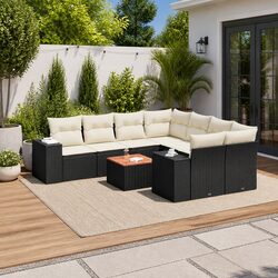 Comfort Meets Value in 9 Piece Garden Sofa Set