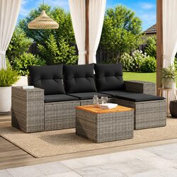 Reliable 5 Piece Garden Sofa Set with Practical Features