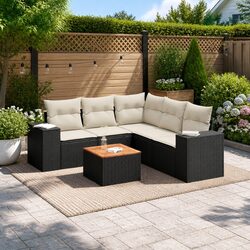 Value-Driven Garden Sofa Set with Storage Solutions