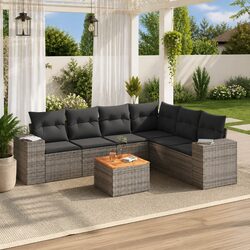 Comfortable and Reliable 7-Piece Garden Sofa Set