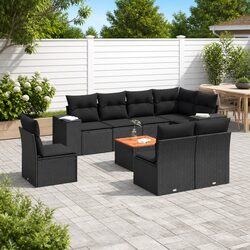 Comfortable and Practical 9-Piece Garden Sofa Set