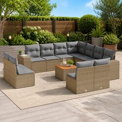 Comfortable 12-Piece Garden Sofa Set: Stylish and Functional