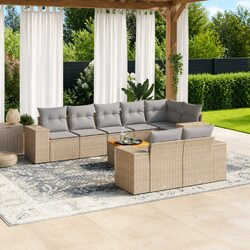Comfortable and Practical 9 Piece Garden Sofa Set