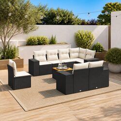 Comfortable and Stylish 9 Piece Garden Sofa Set