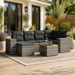 Enjoy Your Outdoors with Our 7 Piece Garden Sofa Set