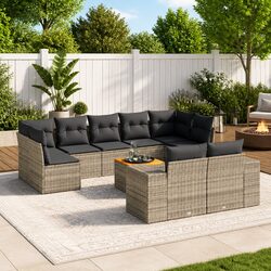 Comfortable 10 Piece Outdoor Sofa Set for Your Garden