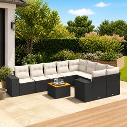 Value-Packed 10 Piece Garden Sofa Set for Comfort