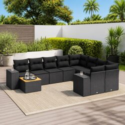 Reliable 10-Piece Outdoor Sofa Set with Comfort and Value
