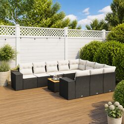 Comfortable 11-Piece Garden Sofa Set with Storage Solutions