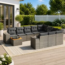 Comfortable and Durable 11 Piece Garden Sofa Set