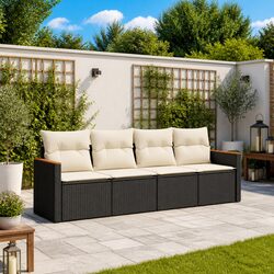 Value-Focused 4-Piece Outdoor Sofa Set with Storage