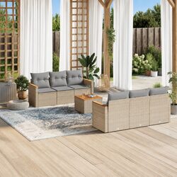 Comfortable 7 Piece Outdoor Sofa Set with Easy Maintenance
