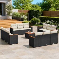 Warm and Practical 13 Piece Garden Sofa Set