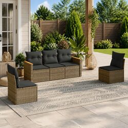 Comfortable and Practical 5 Piece Garden Sofa Set