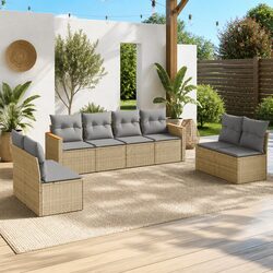 Comfortable and Reliable 8 Piece Garden Sofa Set