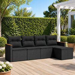 Comfortable and Stylish 5-Piece Garden Sofa Set for Your Home
