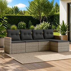 Reliable 5 Piece Garden Sofa Set for Outdoor Use