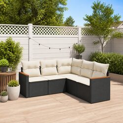 Reliable 5-Piece Modular Garden Sofa Set with Storage