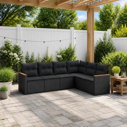 6-Piece Garden Sofa Set: Practical Comfort for Your Patio