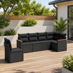 Comfortable and Reliable 6 Piece Garden Sofa Set