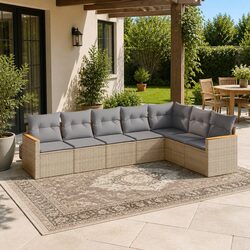 Comfortable and Value-Driven 7 Piece Garden Sofa Set