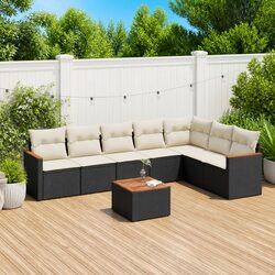Value-Packed 8-Piece Garden Sofa Set for Comfort