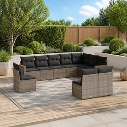 Comfortable and Value-Driven 10-Piece Garden Sofa Set