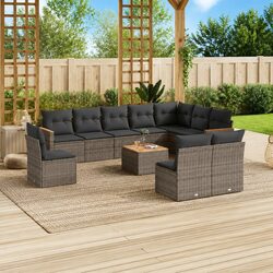 Reliable and Stylish 11-Piece Garden Sofa Set for Outdoors