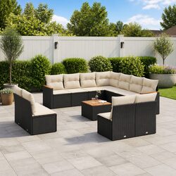 Comfortable and Practical 12-Piece Garden Sofa Set