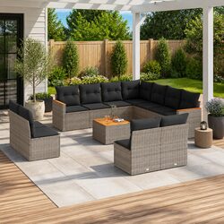 Reliable and Stylish 12 Piece Garden Sofa Set