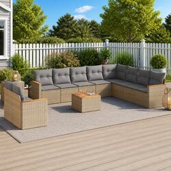 Comfortable and Practical 11-Piece Outdoor Sofa Set
