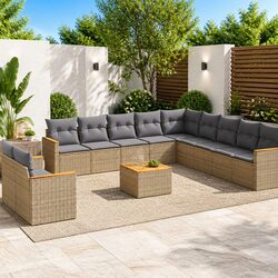 12 Piece Outdoor Garden Sofa Set: Stylish and Reliable