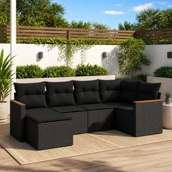 Reliable 6-Piece Garden Sofa Set for Outdoor Comfort