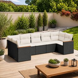 Reliable 7 Piece Outdoor Garden Sofa Set for Value