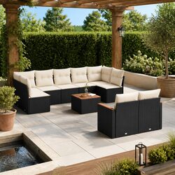 Comfortable and Practical 10 Piece Garden Sofa Set