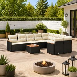 Reliable 10 Piece Garden Sofa Set: Comfort Meets Durability