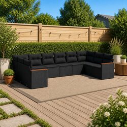 Reliable and Affordable 10 Piece Garden Sofa Set