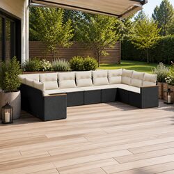 Comfortable 10-Piece Garden Sofa Set - Quality Assured
