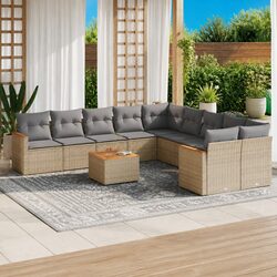 Comfortable and Practical 11-Piece Garden Sofa Set