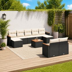 Reliable 10-Piece Garden Sofa Set with Comfortable Design