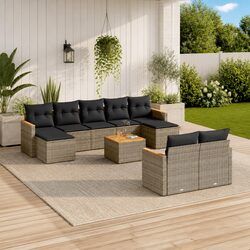 Comfortable Grey Rattan Sofa Set for Your Outdoor Living