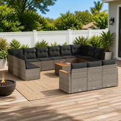Warm and Inviting 14-Piece Garden Sofa Set