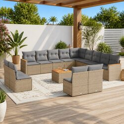 Comfortable 14-Piece Garden Sofa Set for Your Space