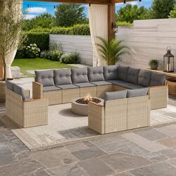 Comfortable and Practical 12 Piece Garden Sofa Set