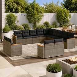 Comfortable and Practical 13 Piece Garden Sofa Set
